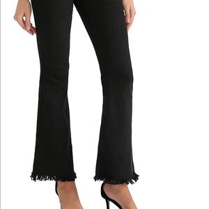 Flare Jeans for Women Slim High Waist Ripped Bell Bottom Jeans cnros